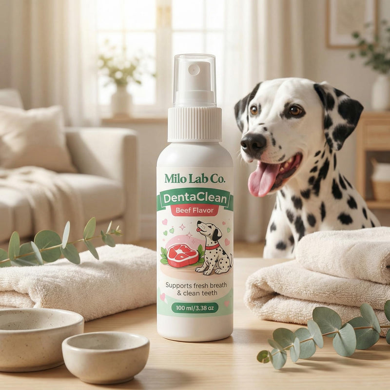Advanced Dental Spray,Dentaclean Oral Care Pet Dental Spray, Tartar and Plaque Remover, Breath Freshener, Supports Healthy Gums and Clean Teeth, Safe and Ingestible Formula, 100 mL / 3.38 oz