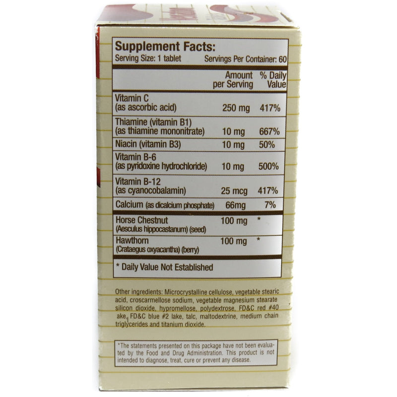 Tablets Dietary Supplement for Leg Health - 60 Tablets 60 Count (Pack of 1)