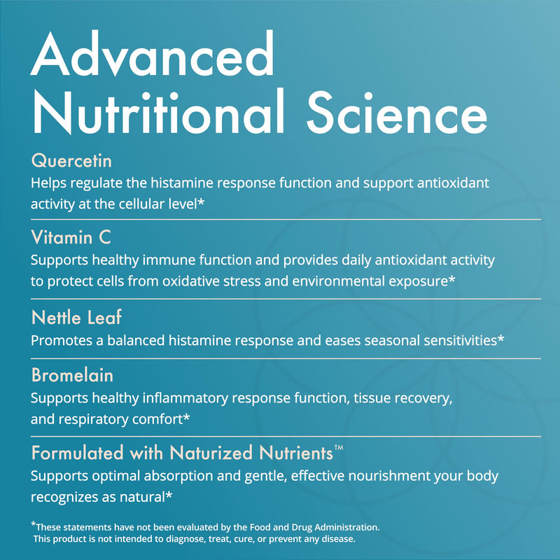 Natura Health Products Quercetin Plus Bromelain Vitamin C & Nettle 90ct | Flavonoid blend provides antioxidant activity and promotes a healthy immune and seasonal response, cellular health*