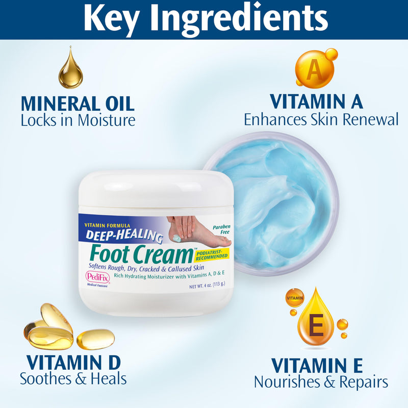 PediFix Deep-healing Foot Cream, 4 Oz Pack of 1