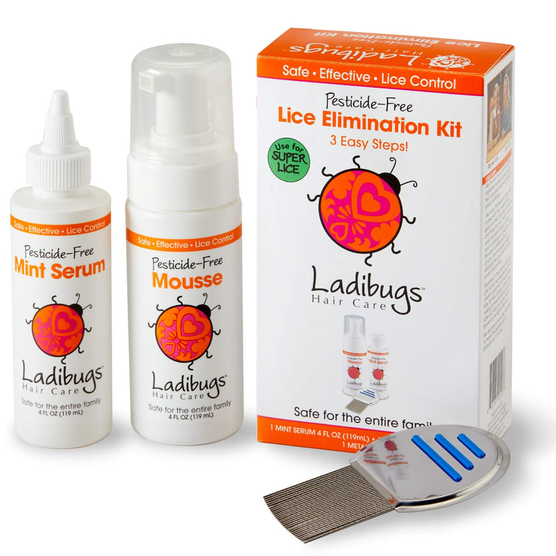 Elimination Mint Serum | Natural Ingredients | Highly Effective Head Lice & Nit Fix| Safe Removal for Kids, Family Mint Serum, 4oz - BeesActive Australia