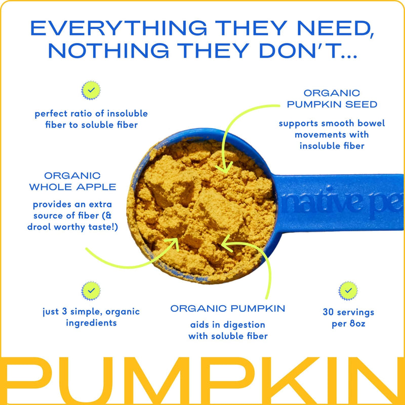 Native Pet Pup-Kin Spice Latte Bundle - Goat Milk for Dogs and Pumpkin for Dogs - Two Dog Food Topper Powders in One! - PawsPlanet Australia