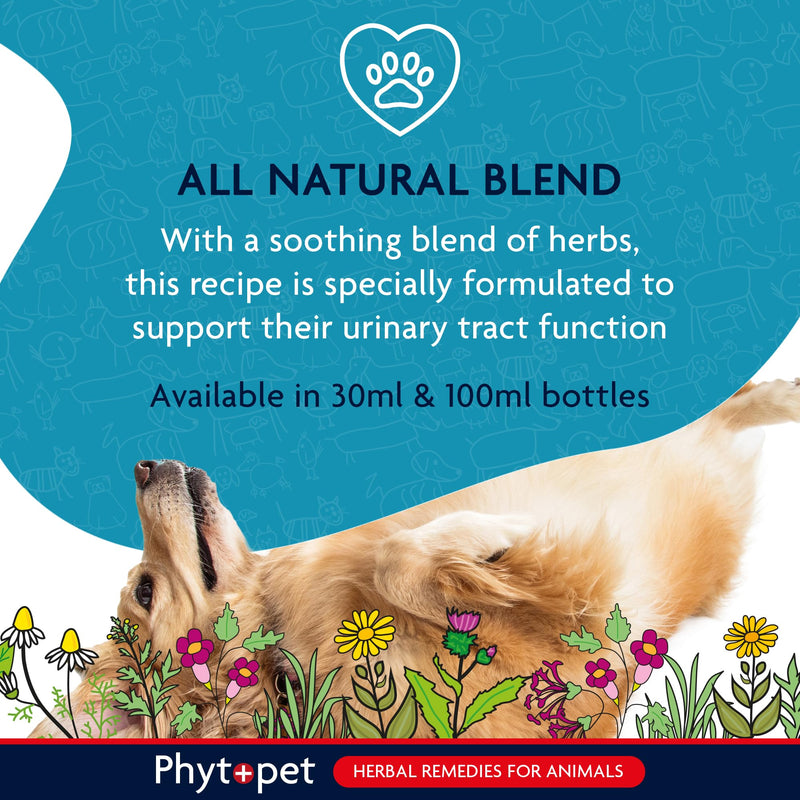 Phytopet Aqua, All Natural Cat and Dog Bladder Control for Small Pets, Fast-Acting Herbal Pet Remedy 30ml - 100% Herbal Phytopet Pet Supplies