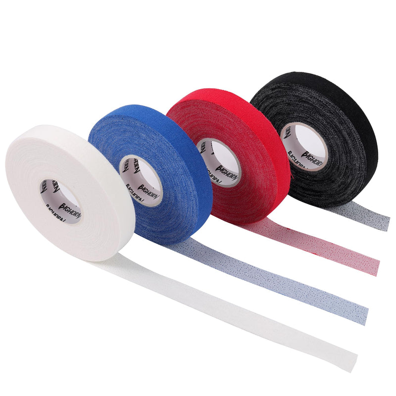 Bighorn Athletics Jiu Jitsu Finger Tape, 0.5-Inch x 45-feet, 8-Rolls | Residue-Free Adhesive | Athletic Sports Tape for BJJ, Wrestling, Climbing, Volleyball, Hands & Toes | Black, Blue, Red, White - BeesActive Australia