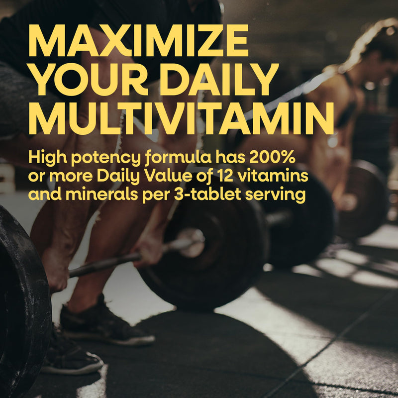 Nature's Way Alive! Max3 Potency Daily Multivitamin, No Iron Added, 180 ct | High Potency Adult Multivitamin Tablets to Support Cellular Energy Metabolism, Heart, and Muscle Function for Women & Men* 180 Count (Pack of 1)