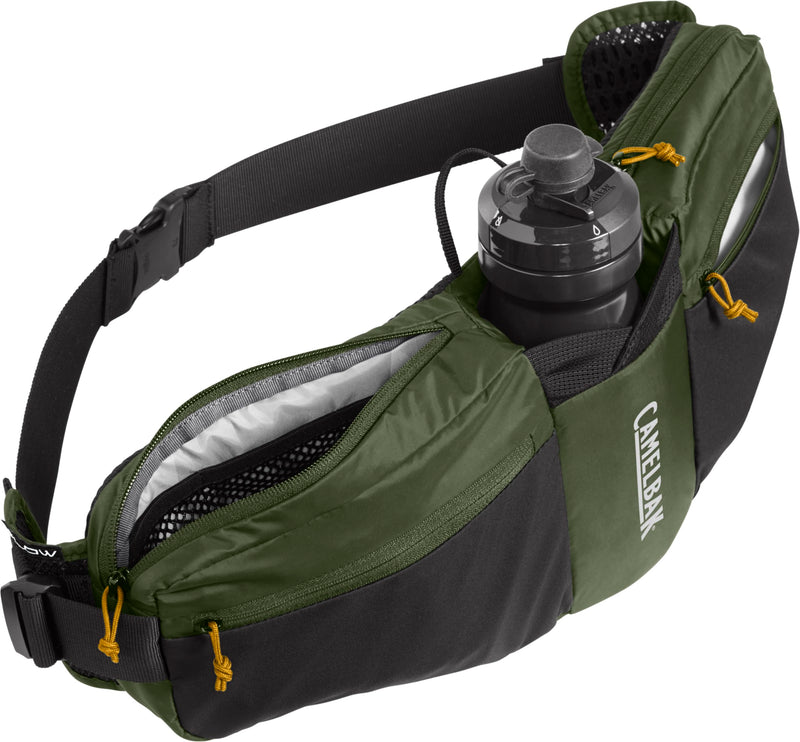 CamelBak Podium Flow 4 Hydration Belt 21oz, Army Green/Black - BeesActive Australia