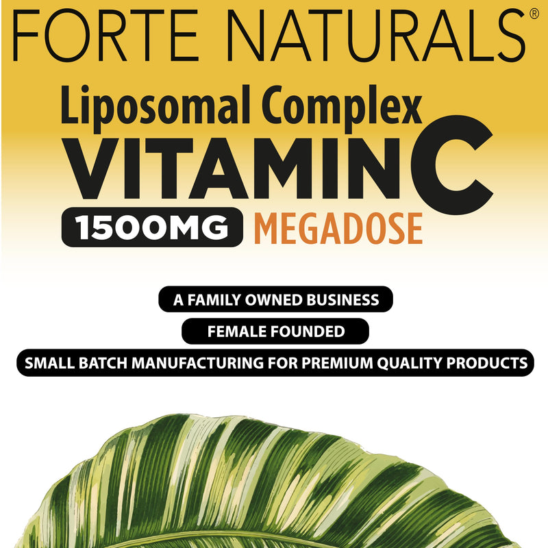 High Dose Vitamin C 1500mg Liposomal C Complex Supplement with Sunflower Lecithin Capsules Supplements Clogged Milk Sunflower Lecithin 180 Capsules Celebration Vitamins