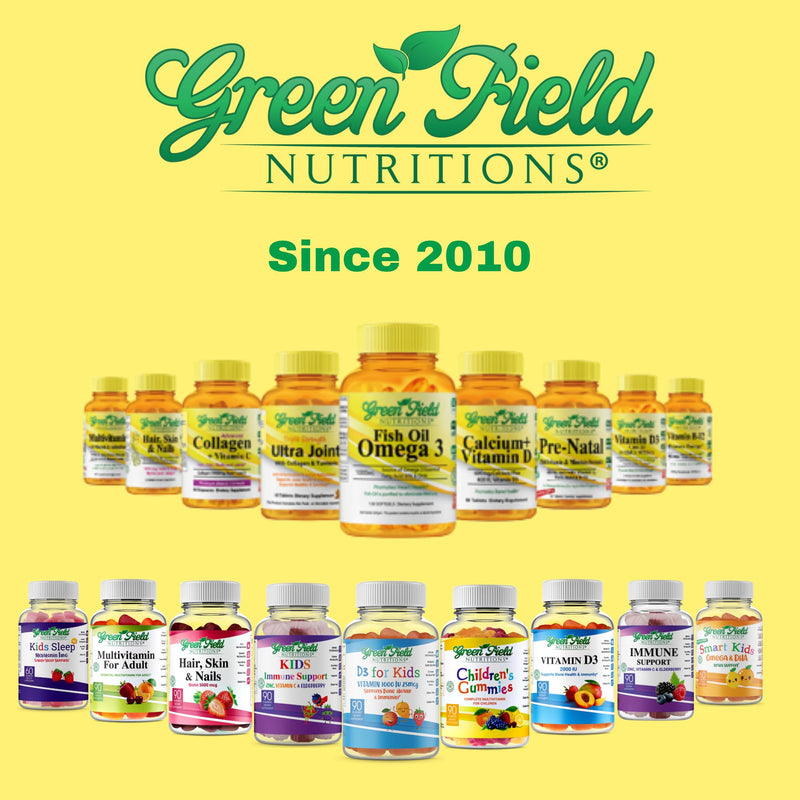 Greenfield Nutritions Halal Prenatal Gummies with DHA and Folic Acid - Essential Prenatal Pregnancy Multivitamin - Contains 17 Vitamins for Mom to Be - Easy to Swallow