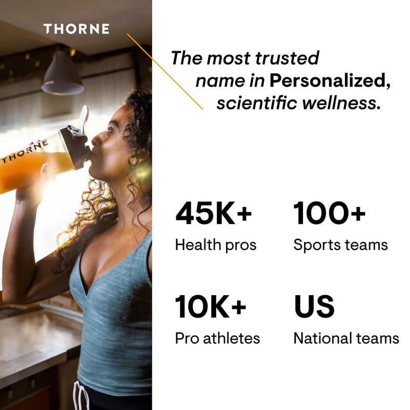 THORNE - Daily Electrolytes - Zero Sugar & Low-Calorie Electrolyte Drink Mix - Naturally Flavored & Sweetened - NSF Certified for Sport - Variety - 30 Stick Packs