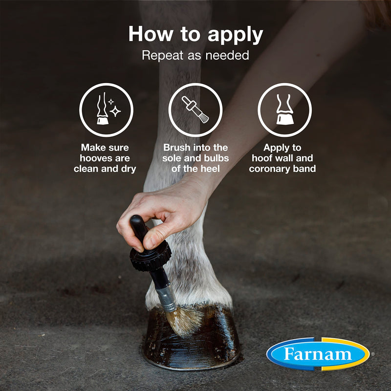 Farnam Horseshoer's Secret Deep-Penetrating Hoof Oil for Horses, Conditions Dry Hooves and Prevents Cracks, Splits and Contracted Heels, Contains Avocado Oil, 32 Oz. - BeesActive Australia