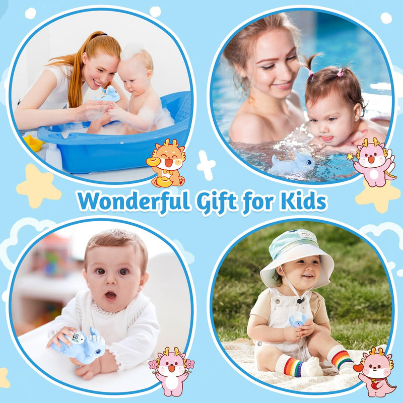 Baby Bath Thermometer ‚Äì Floating Bathtub Thermometer for Newborn ‚Äì Accurate Water Temperature Sensor in Fahrenheit & Celsius ‚Äì Safe Bath Toy for Infants