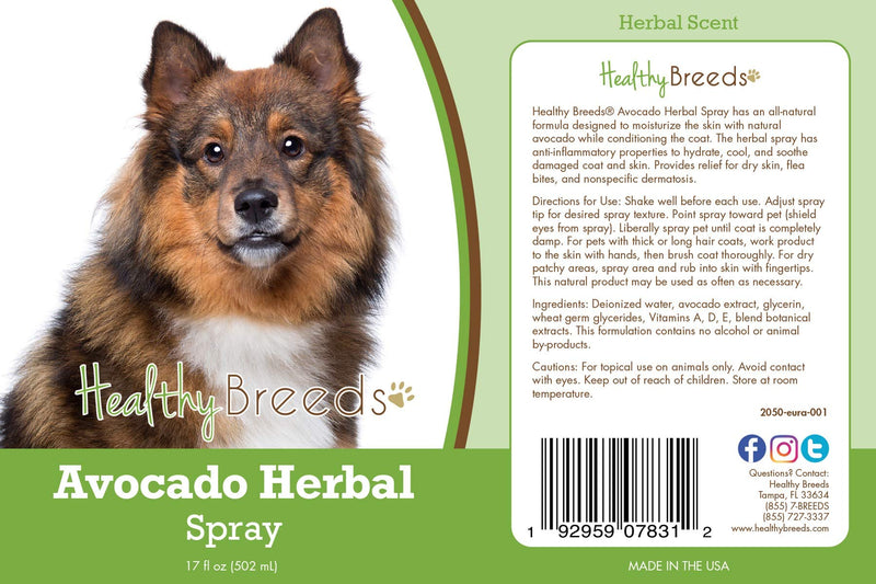 Healthy Breeds Eurasier Avocado Herbal Spray 17 oz