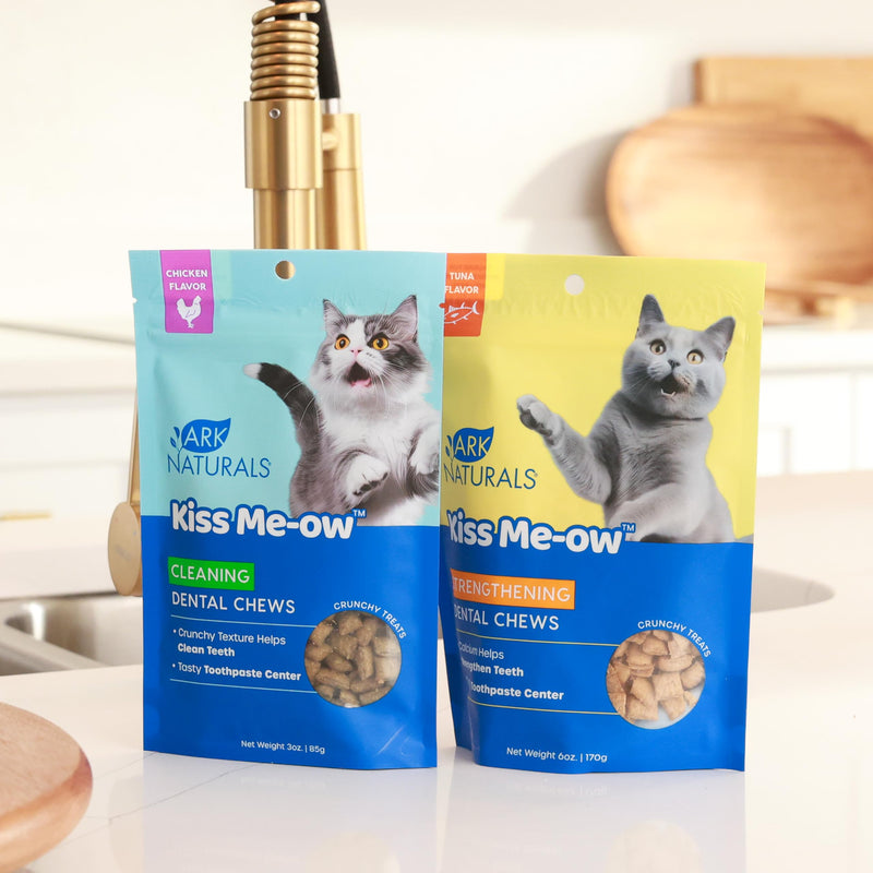 Ark Naturals, Kiss Me-Ow Cleaning Chicken Dental Chews, 3 oz 3 Ounce (Pack of 1) - BeesActive Australia