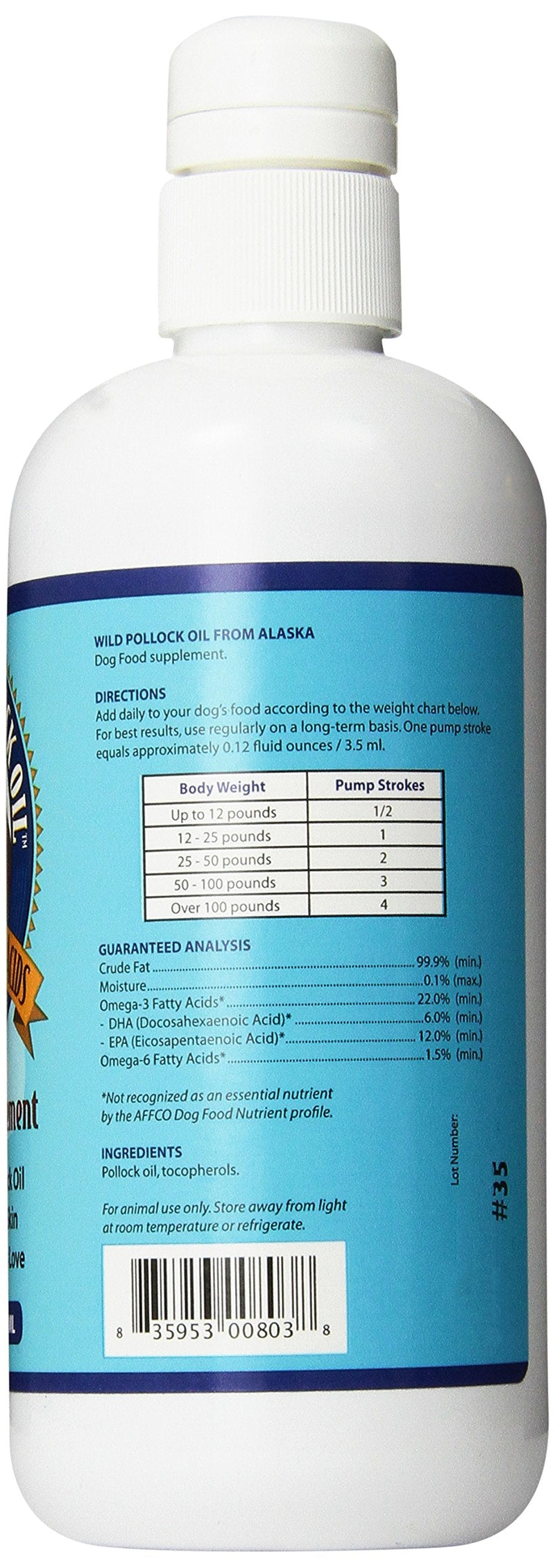Oil Dog Food Supplement, 16 Ounce 16-Ounce - PawsPlanet Australia