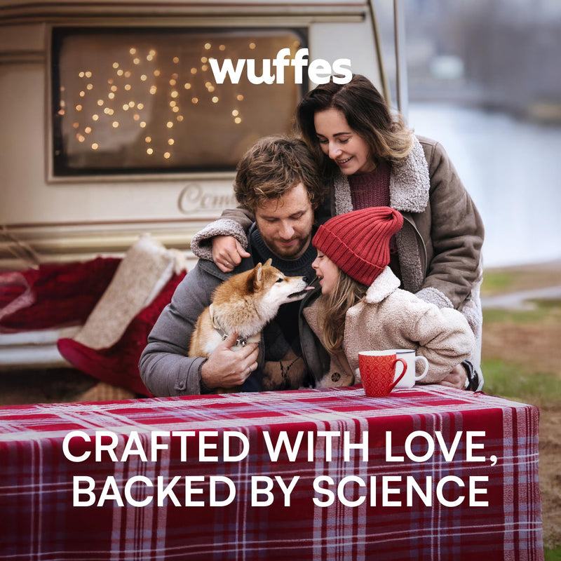 Wuffes Daily Probiotic for Dogs - Supports Digestive Health, Gut Balance, and Immune System - with Prebiotics, Marshmallow Root, and Pumpkin Powder - 60 Soft Chews - BeesActive Australia