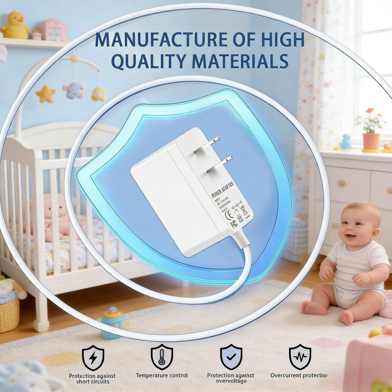Baby Power Adapter Charegr Compatible with Smile Nasal Aspirator S-503 / S-504 12V Replacement Battery Charging Cord