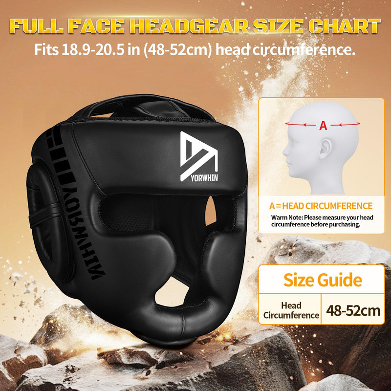 Kids Boxing Headgear, Boxing Head Gear Training Sparring Safety Head Guard for Kickboxing, Sparring, Martial Arts, Karate, Taekwondo, Training Helmet for Boys Girls Youth