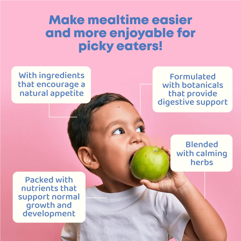 JoySpring Hungry Hero Kids Appetite Drops, 2 oz, Ages 3+ | L-Lysine, zinc and B vitamins, supports healthy eating and growth for picky eaters, sugar-free liquid, no pills 2 Fl Oz (Pack of 1)