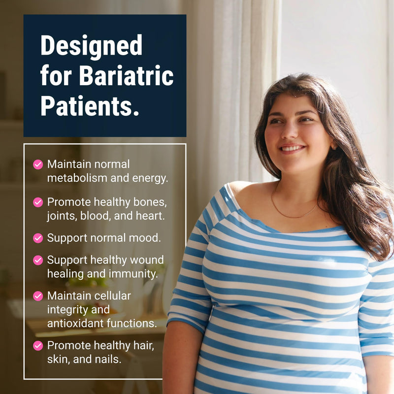 BariatricPal Multivitamin ONE 1 per Day! Bariatric Multivitamin Capsule Iron Free | Easy to Swallow Capsule | Vitamin for Bariatric Surgery Patients | 90 Count (3 Month Supply) 90 Count (Pack of 1)