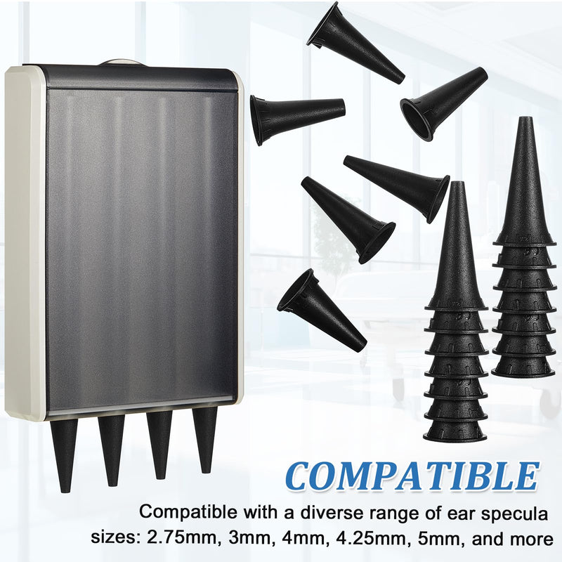 2 Pcs Reusable Otoscope Specula Dispenser Plastic Specula Dispenser for Disposable Ear Christmas, Black 2 - BeesActive Australia