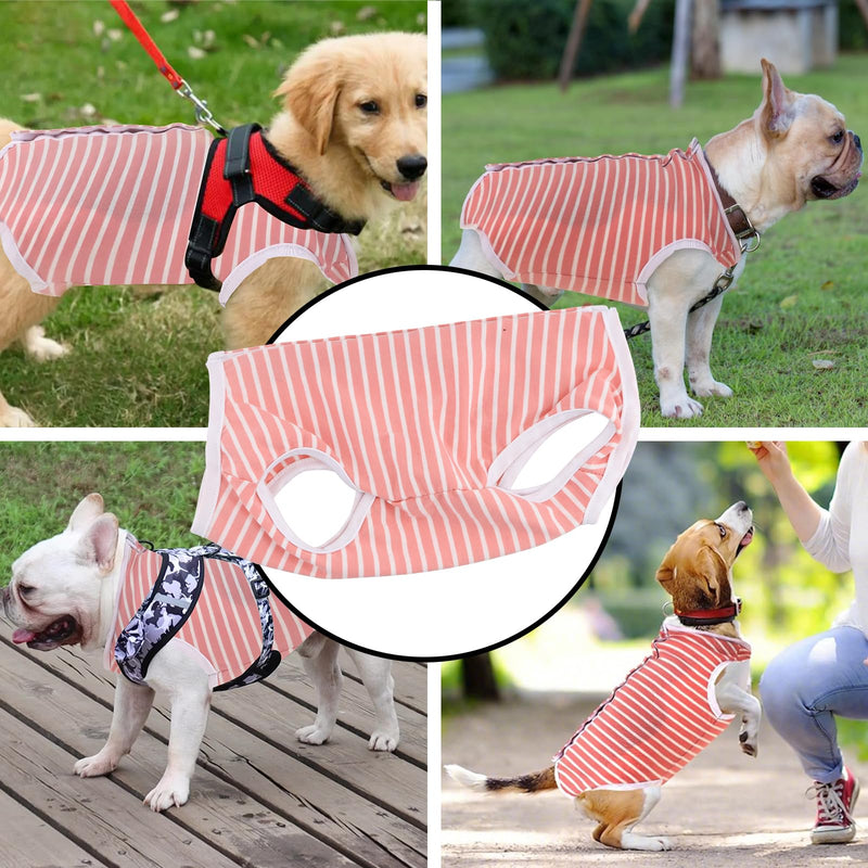Shengxi Dog Bodysuit After Surgery One-Piece for Dog Recovery Anti Licking Dog Onesies Cone E-Collar Alternative Dog Bodysuit Wound Protection Recovery Suit for Dogs Cats After Surgery (Pink, S) Pink - BeesActive Australia