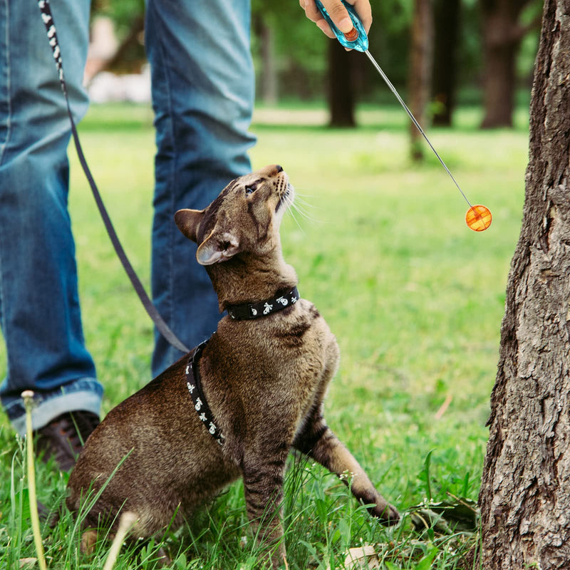 4 Pcs Cat Clicker Training Kit Includes 2 Pet Cat Training Target Sticks 2 Cat Training Clickers with Wrist Strap,Retractable Target Stick Clicker, Positive Behavior Reinforcer for Cats Pets Puppy Dog - BeesActive Australia