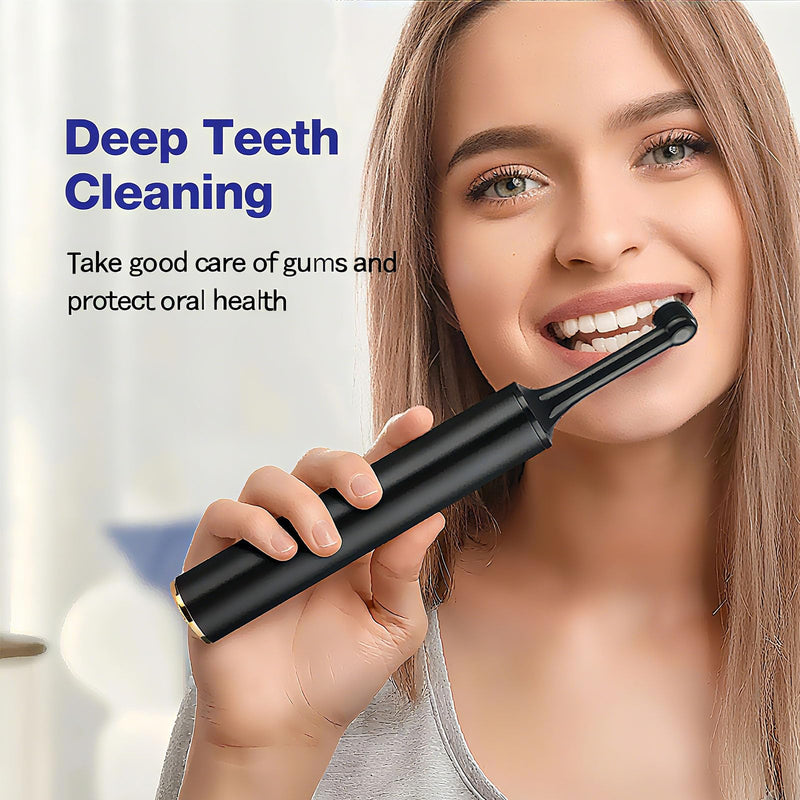 Tooth Polisher Rechargeable Teeth Polisher 4 Speed Modes,IPX6 & LED Light