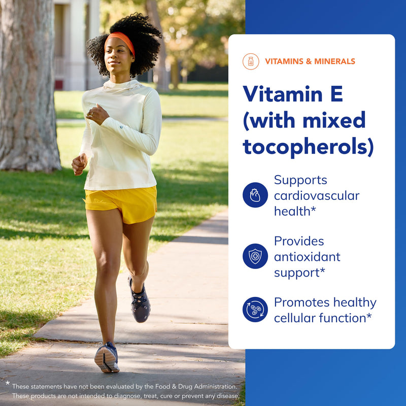 Pure Encapsulations Vitamin E, 180 Softgel Capsules | Antioxidant Protection and Cellular Function*, Contains Mixed Tocopherols, Non-GMO 180 Count (Pack of 1)