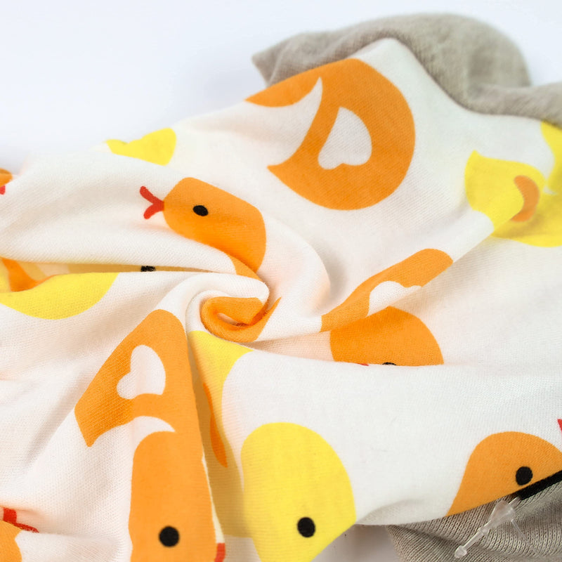 Fitwarm Duck Dog Pajamas, Cute Dog Clothes for Small Dogs Boy Girl, Pet Onesie Cat Clothing, 100% Breathable Cotton, Yellow, XL X-Large - BeesActive Australia