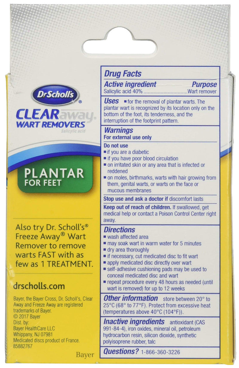 Dr. Scholl's Clear Away Wart Remover Plantar 24 ea - BeesActive Australia