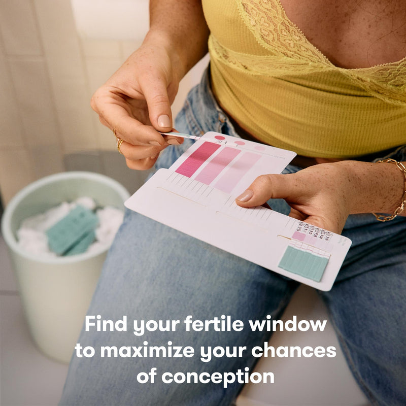 Frida Fertility at-Home Ovulation Test Kit, Easy-to-Use LH Test Strips for Ovulation Prediction Fertility Tracker, 99% Accuracy, Find 2 Most Fertile Days to Conceive, 60 Count - BeesActive Australia