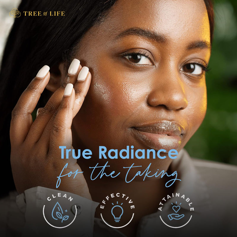 Tree of Life Beauty Facial Skin Care Set, Brightening, Firming, Hydrating, Dry Face, Dermatologist Tested - Vitamin C and Hyaluronic Acid Facial Serum - Skin Care Kit, 2 count of 1 Fl Oz Rejuvenation Duo