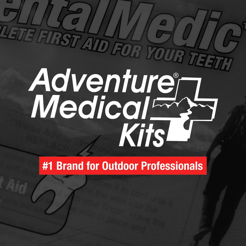 Adventure Medical Kits Dental Medic Kit - Travel Dental Kit for Emergency Tooth Care - Includes Orasol Gel, Tural Tea, Temporary Cavity Filling & More - BeesActive Australia