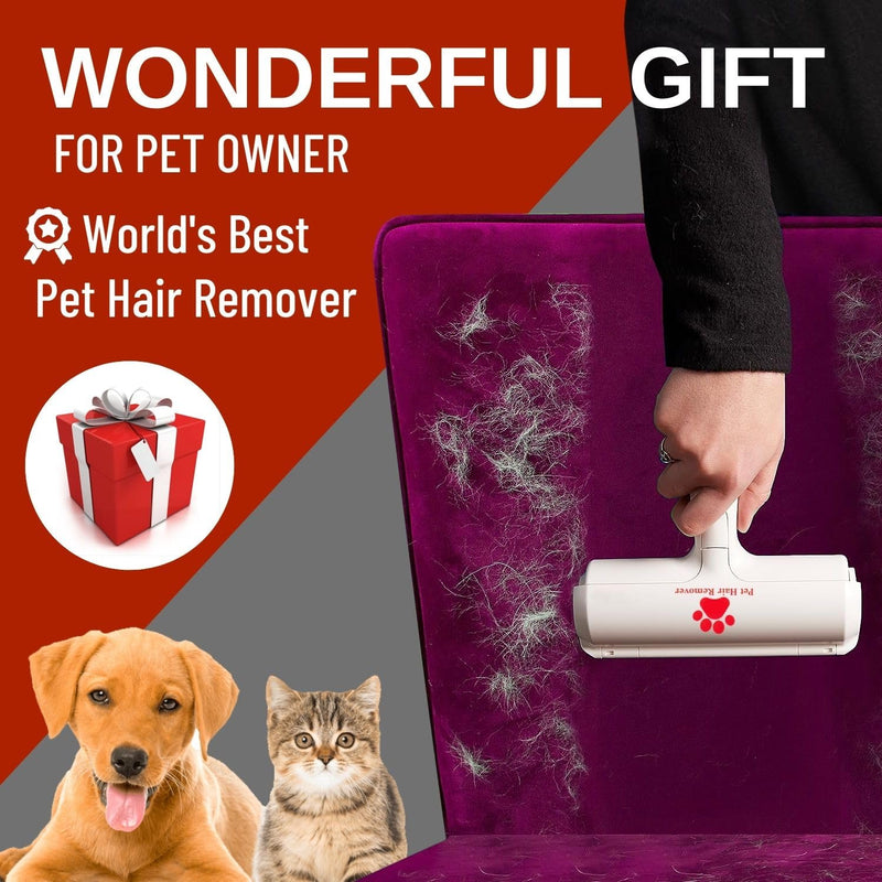 Ja&Ja Pet Hair Remover for Laundry Self-Cleaning Dog Hair Remover for Effortless Hair Removal Ultra-Fast and Efficient Reusable Lint Rollers for Pet Hair Large Capacity Dustbin lint Roller - BeesActive Australia