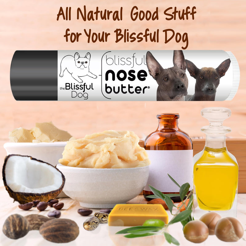 The Blissful Dog Xoloitzcuintli Nose Butter, Versatile Dog Nose Balm for Dry Nose, Handcrafted Nose Moisturizer, Easy-to-Apply Dog Essentials, Unscented, 0.15 oz. 0.15 Ounce - PawsPlanet Australia