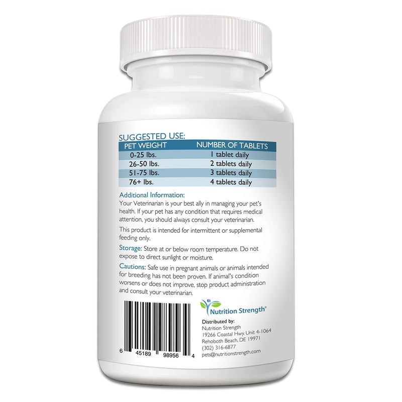 Kidney Support for Dogs - Renal, Bladder and Urinary Tract Health Supplement, Plus Immune and Digestive Support, with Organic Cranberry and Astragalus, 120 Chewable Tablets - PawsPlanet Australia