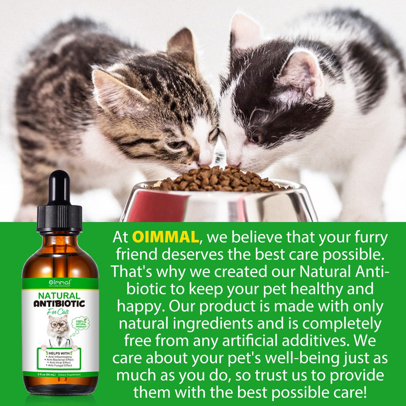 2 Pack Antibiotics for Cats, Premium Cat Antibiotics Supplemen, Cats Multivitamin, Natural Antibiotic for Cats, Cat Antibiotic, Cat Antibiotics Supports Immune & Cats Allergy Relief 2 Fl Oz (Pack of 2) - BeesActive Australia