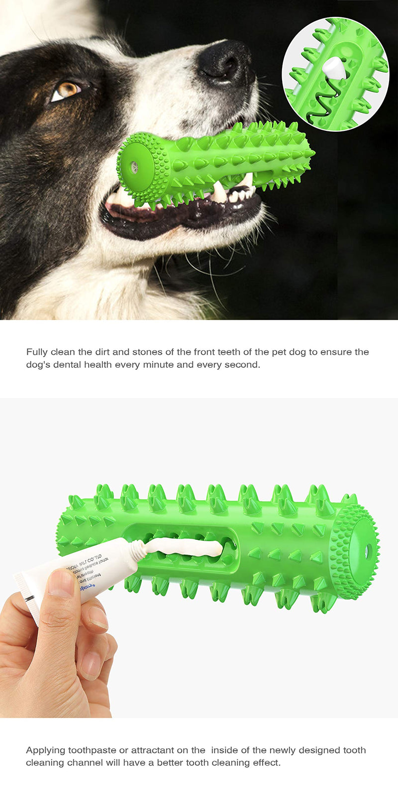 Dog Chew Toys for Aggressive Chewers, Dog Toothbrush Care Cleaning Stick, Puppy Toothing Chew Toy for Small Middle Dog - BeesActive Australia