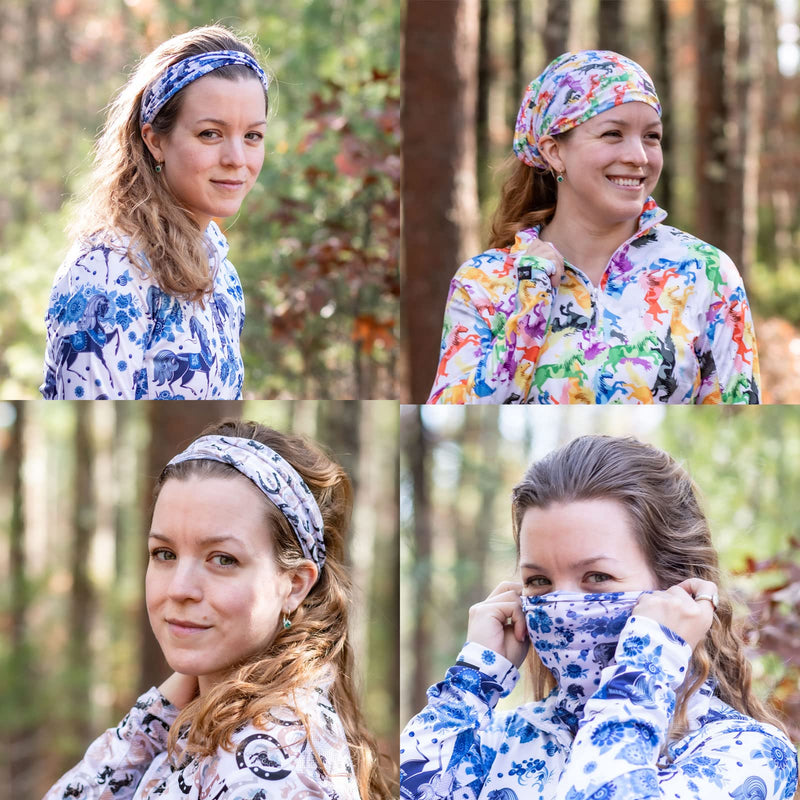 Women's Equestrian Headband Horseshoes - BeesActive Australia