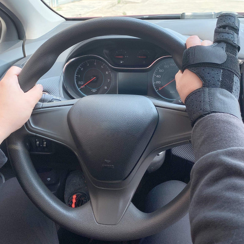 Boxer Break Metacarpal Splint Brace - 4th or 5th Finger Splint Support (Medium) Medium