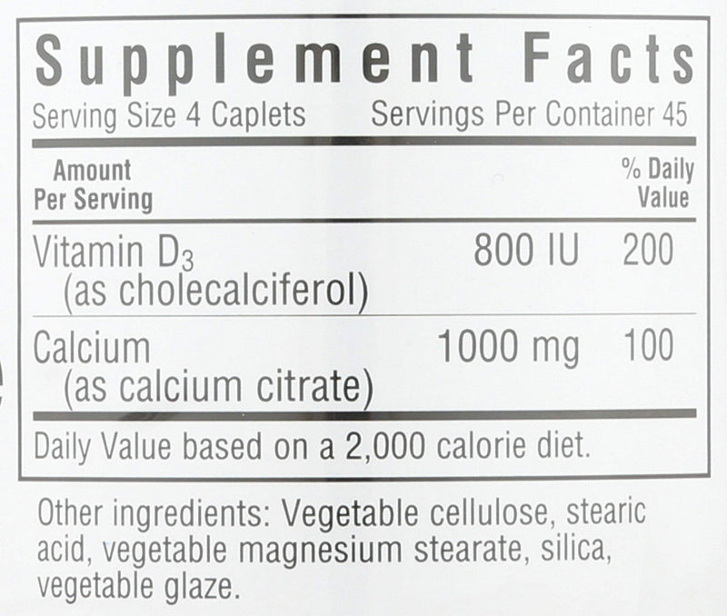 Bluebonnet Nutrition, Calcium Citrate Vitamin D3, 180 Caps