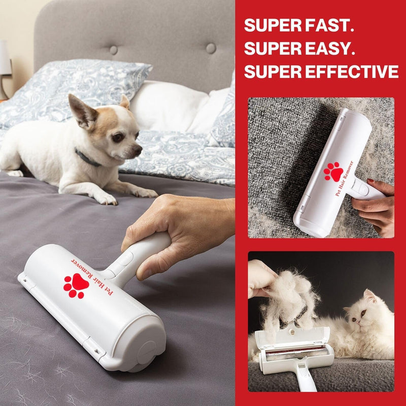 Ja&Ja Pet Hair Remover for Laundry Self-Cleaning Dog Hair Remover for Effortless Hair Removal Ultra-Fast and Efficient Reusable Lint Rollers for Pet Hair Large Capacity Dustbin lint Roller - BeesActive Australia