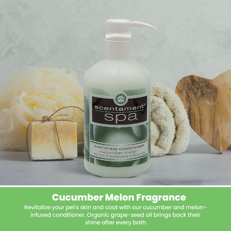Best Shot Scentament Spa Fortifying Puppy Conditioner, Ideal Skin Care Product, for Deep Cortex Conditioning, Cucumber Melon, 16 Ounces 16 fl oz - BeesActive Australia