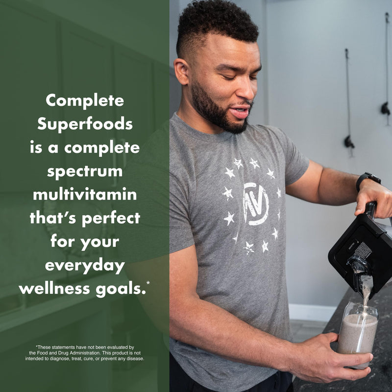 Complete Superfoods, Greens & Reds Blend*, Apple Cider Vinegar, Digestive Enzyme Blend*, Probiotic Blend*, Multivitamin* (Raspberry Pomegranate - 30 Servings)