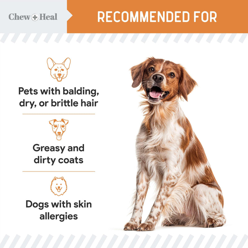 Wild Caught Omega 3 Fish Oil for Dogs - 300mg Softgel Capsules for Healthy Skin and Coat - 180 Dog Fish Oil Pills for Shedding, Dry Itching Skin, and Hot Spots - BeesActive Australia