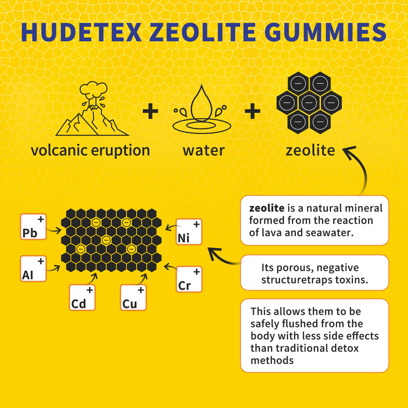 （2 Packs Zeolite Gummies for Adults, Pure Zeolite Clinoptilolite, Chlorella, Milk Thistle & Vitamins-Heavy Metal, Focus, Gut & Immune Support, Vegan, Sugar Free, Apple Flavor, 120 Count 30 Count (Pack of 2)