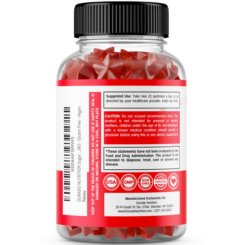 Fruit and Veggies Supplement (120 Gummies) - Premium Sugar-Free Superfood Super Green & Fruit Gummies for Adults - Immunity Support for Men & Women - Non GMO, Vegan Safe & Made in USA