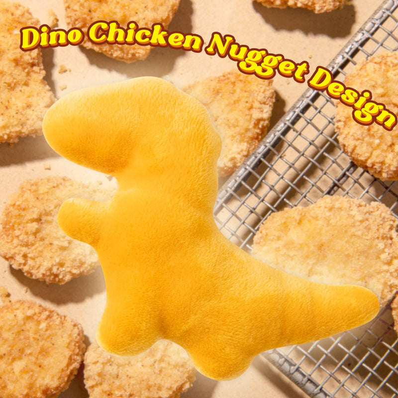 MALLMALL6 Catnip Toys for Cat - 5Pcs Dino Nuggets Cat Toys, Dinosaur Chicken Nugget Catmint Interactive Gift for Indoor Cats, Plush Golden Cat Supplies, Chew Cat Toy Set, Cute Pet Gifts for Cat Lover - BeesActive Australia
