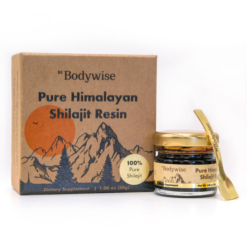 Be Bodywise Pure Himalayan Shilajit Resin I 600 mg I 75%+ Fulvic Acid & 85+ Trace Minerals | Zero Sugar I Lab Tested I Heavy Metal Free I 100% Authentic & Natural, Organic I for Men & Women I 30 gm. 1 Count (Pack of 1) - BeesActive Australia