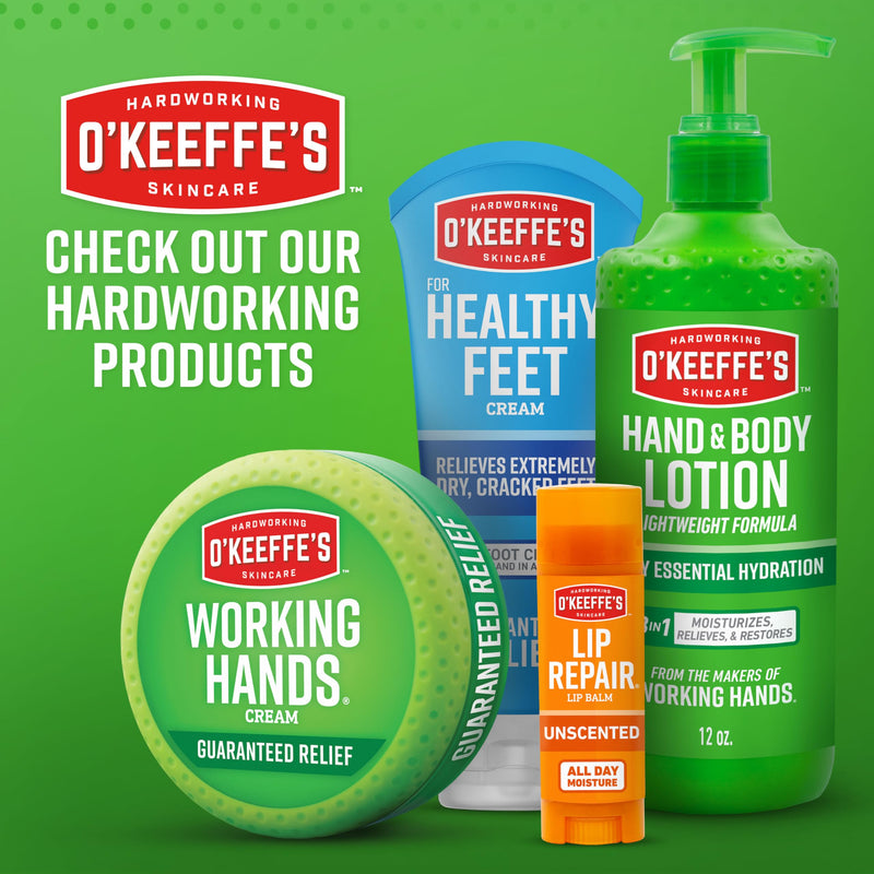 O'Keeffe's for Healthy Feet Foot Cream - 6.4 oz Jar (1 Pack) - Guaranteed Relief for Extremely Cracked, Dry Feet, Repairing Skincare, Instantly Boosts and Retains Moisture Levels 6.4 Ounce (Pack of 1) - BeesActive Australia